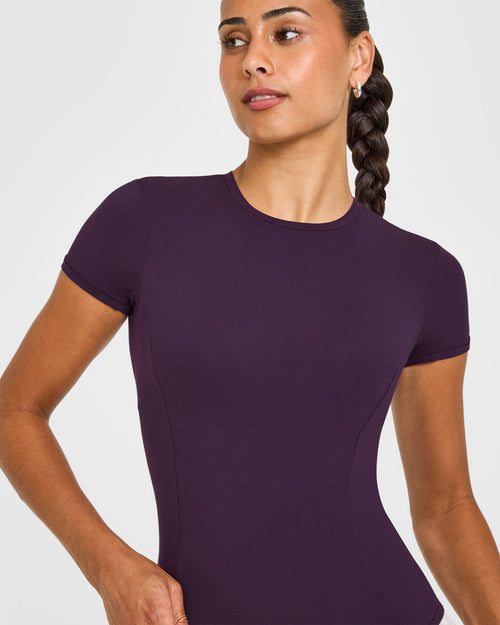 Mellow™ Soft Short Sleeve T-Shirt | Blackberry Purple