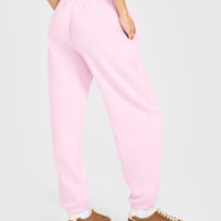 Mid Weight Relaxed Joggers | Chalk Pink