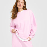 Mid Weight Sweatshirt | Chalk Pink