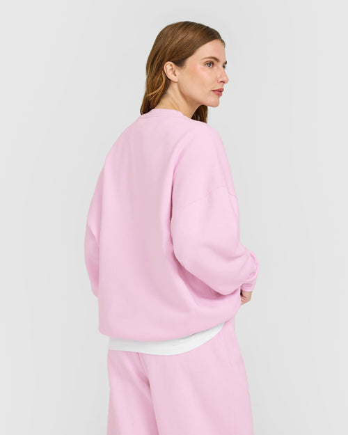 Mid Weight Sweatshirt | Chalk Pink