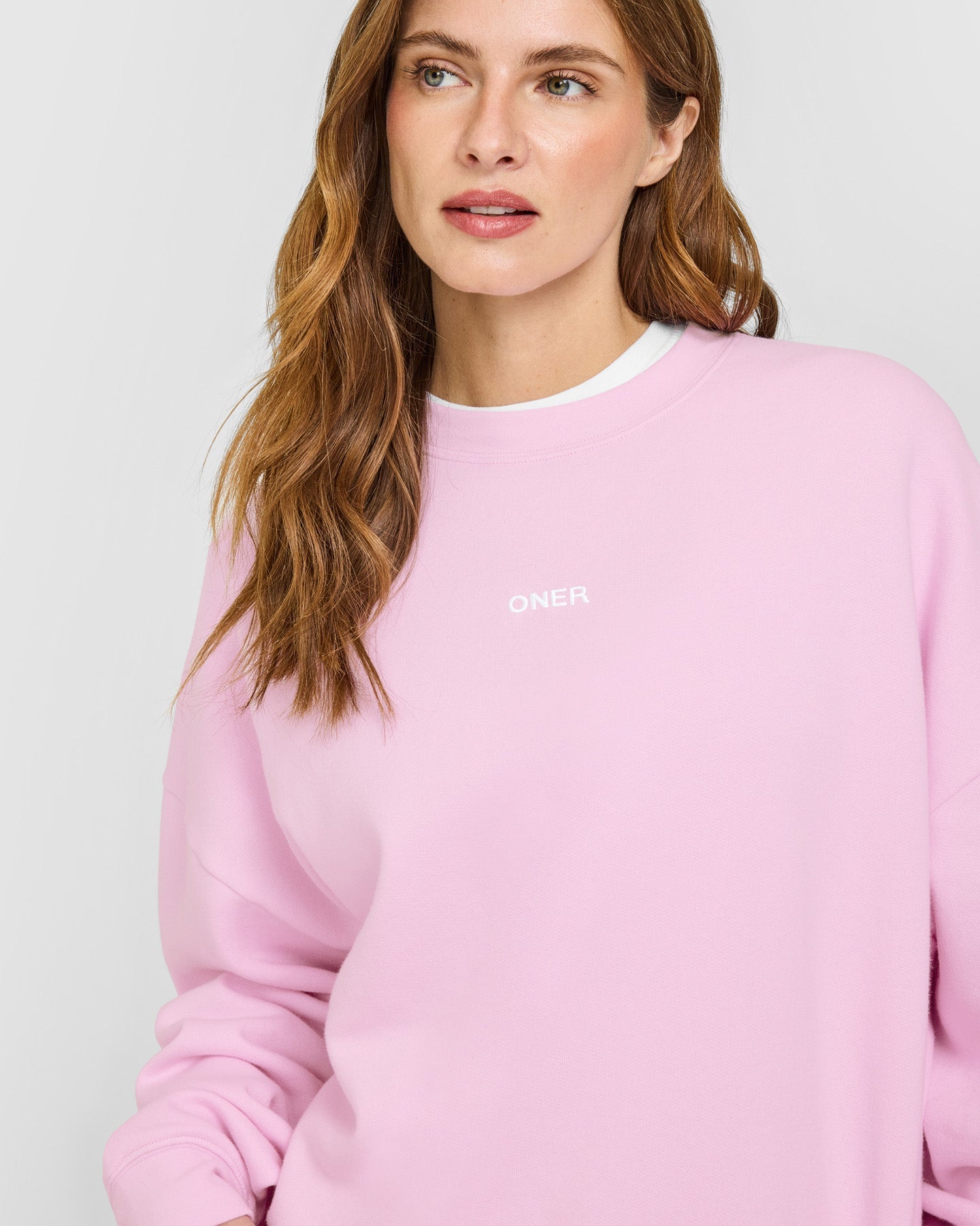 Mid Weight Sweatshirt | Chalk Pink