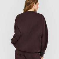 Mid Weight Sweatshirt | Plum Brown