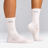 Oner Long Crew Socks 1 Pack | White