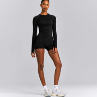 Oner Seamless Fitted Long Sleeve Top New Branding | Black