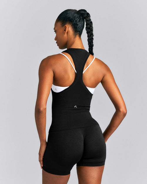 Oner Seamless Fitted Vest New Branding | Black