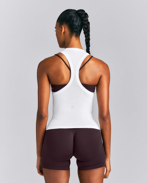 Oner Seamless Fitted Vest New Branding | White