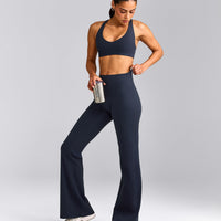 SoftMotion™ Bralette with Grey Logo | True Blue