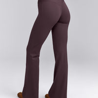 SoftMotion™ Flared Bottoms with Grey Logo | Dark Umber Brown