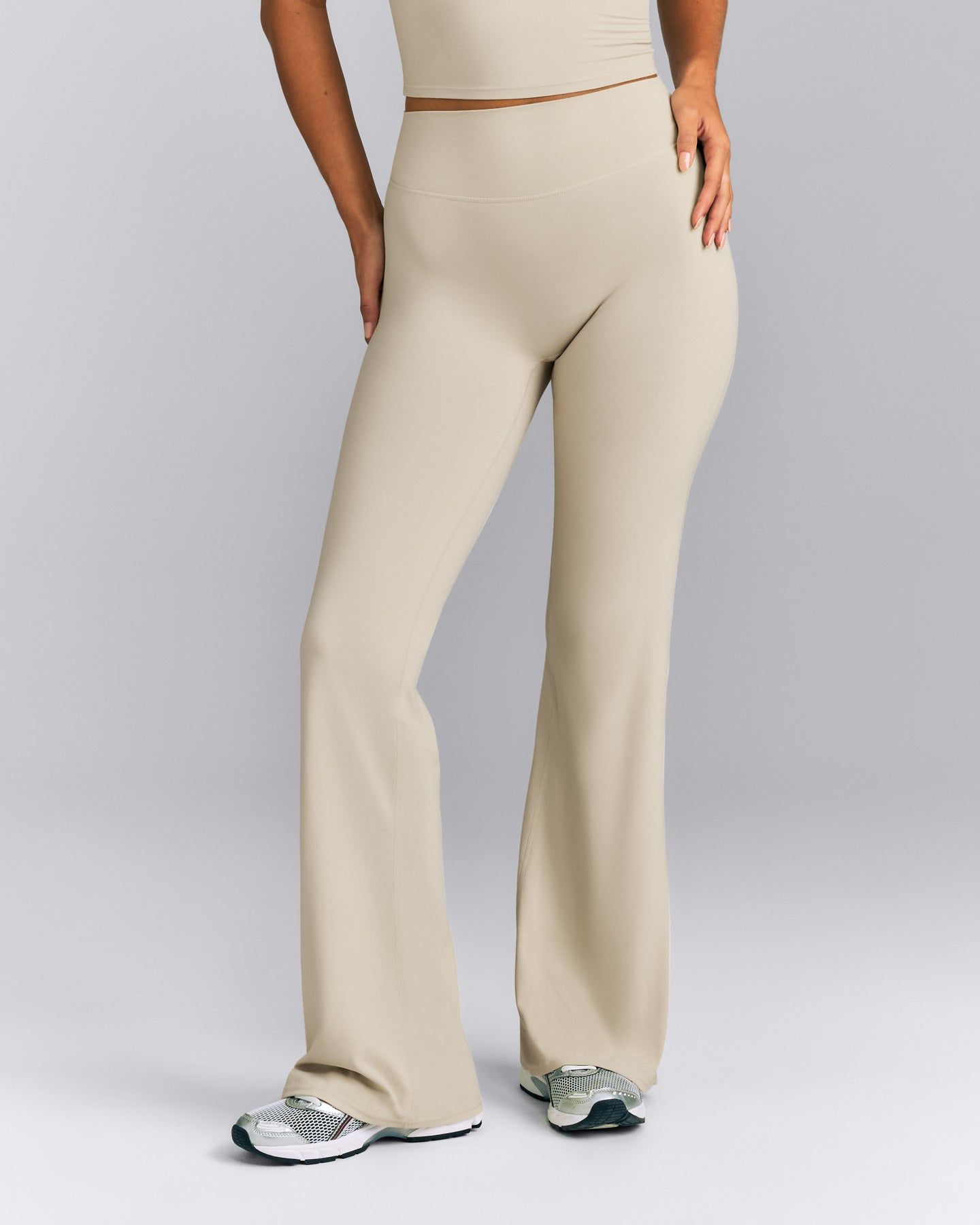 SoftMotion™ Flared Leggings | Oatmeal