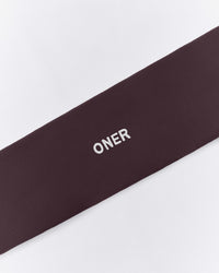SoftMotion™ Headband with Grey Logo | Dark Umber Brown