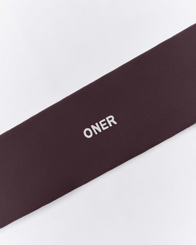 SoftMotion™ Headband with Grey Logo | Dark Umber Brown