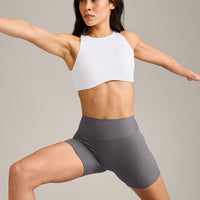 SoftMotion™ High Neck Sports Bra | White