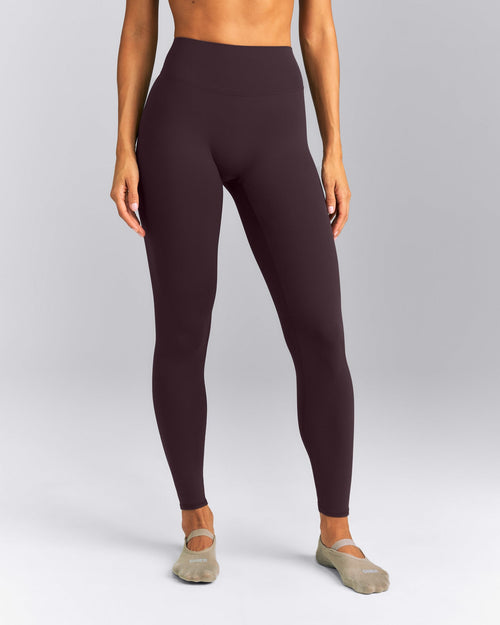 SoftMotion™ High Waisted Leggings | Dark Umber Brown