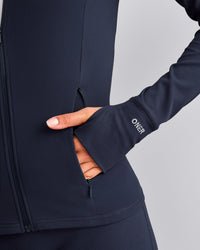 SoftMotion™ Jacket with Grey Logo | True Blue