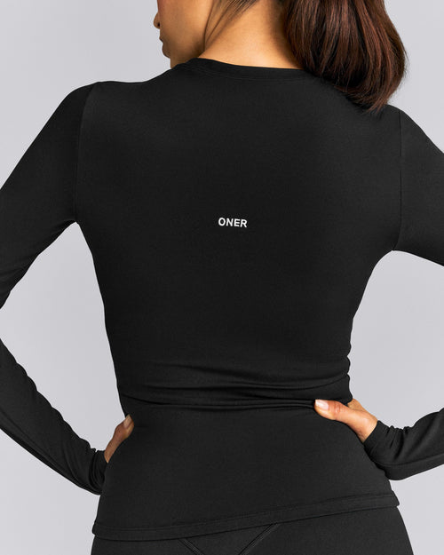 SoftMotion™ Long Sleeve Top | Black