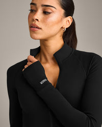 SoftMotion™ Mid Jacket with Grey Logo | Black