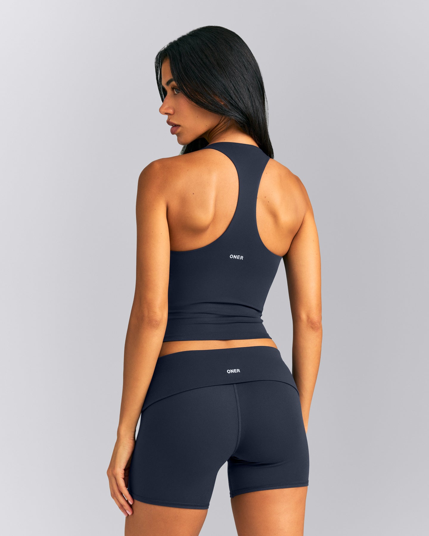 SoftMotion™ Racer Back Mid Vest with Built in Bra Shelf New Branding | True Blue