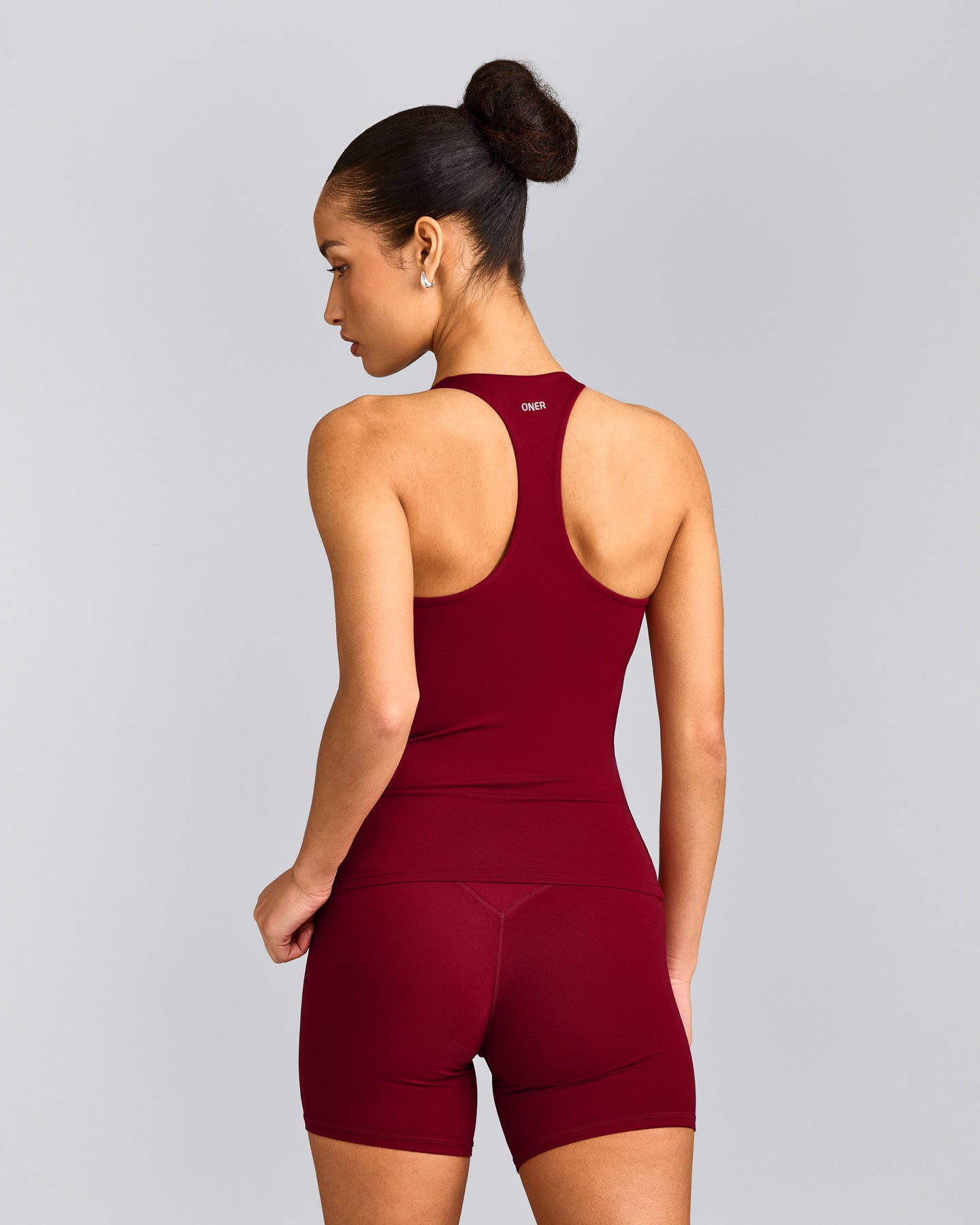 SoftMotion™ Racer Back Vest with Built in Bra Shelf | Ruby Red
