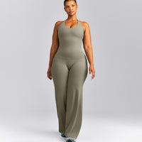 SoftMotion™ Racer Back Vest with Built in Bra Shelf | Alpine Green