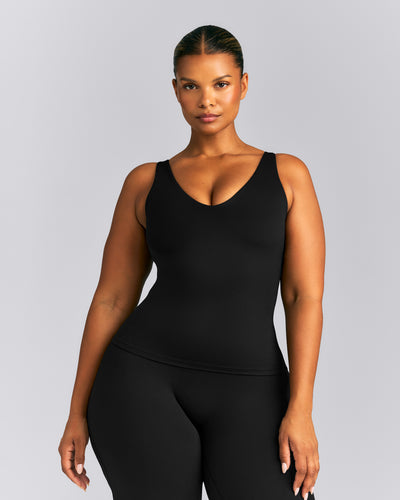 SoftMotion™ Scoop Neck Vest | Black