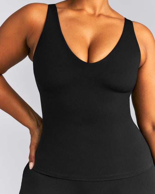 SoftMotion™ Scoop Neck Vest | Black