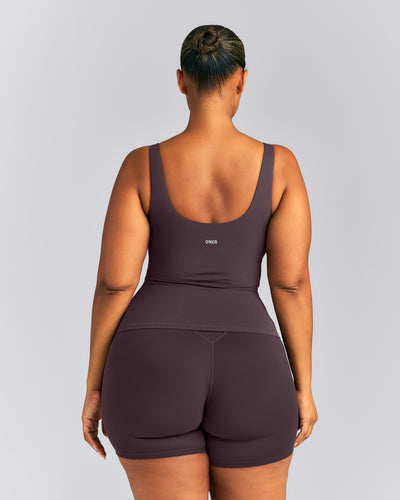 SoftMotion™ Scoop Neck Vest | Dark Umber Brown