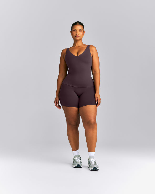 SoftMotion™ Scoop Neck Vest | Dark Umber Brown
