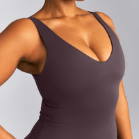 SoftMotion™ Scoop Neck Vest | Dark Umber Brown