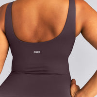 SoftMotion™ Scoop Neck Vest | Dark Umber Brown