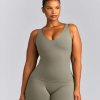 SoftMotion™ Scoop Neck Vest | Alpine Green