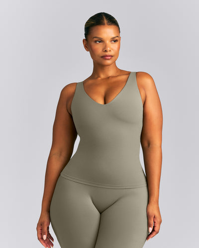 SoftMotion™ Scoop Neck Vest | Alpine Green