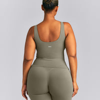 SoftMotion™ Scoop Neck Vest | Alpine Green