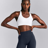 SoftMotion™ Sports Bra New Branding | White