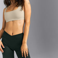 SoftMotion™ Wrap Straight Leg Leggings | Emerald Noir