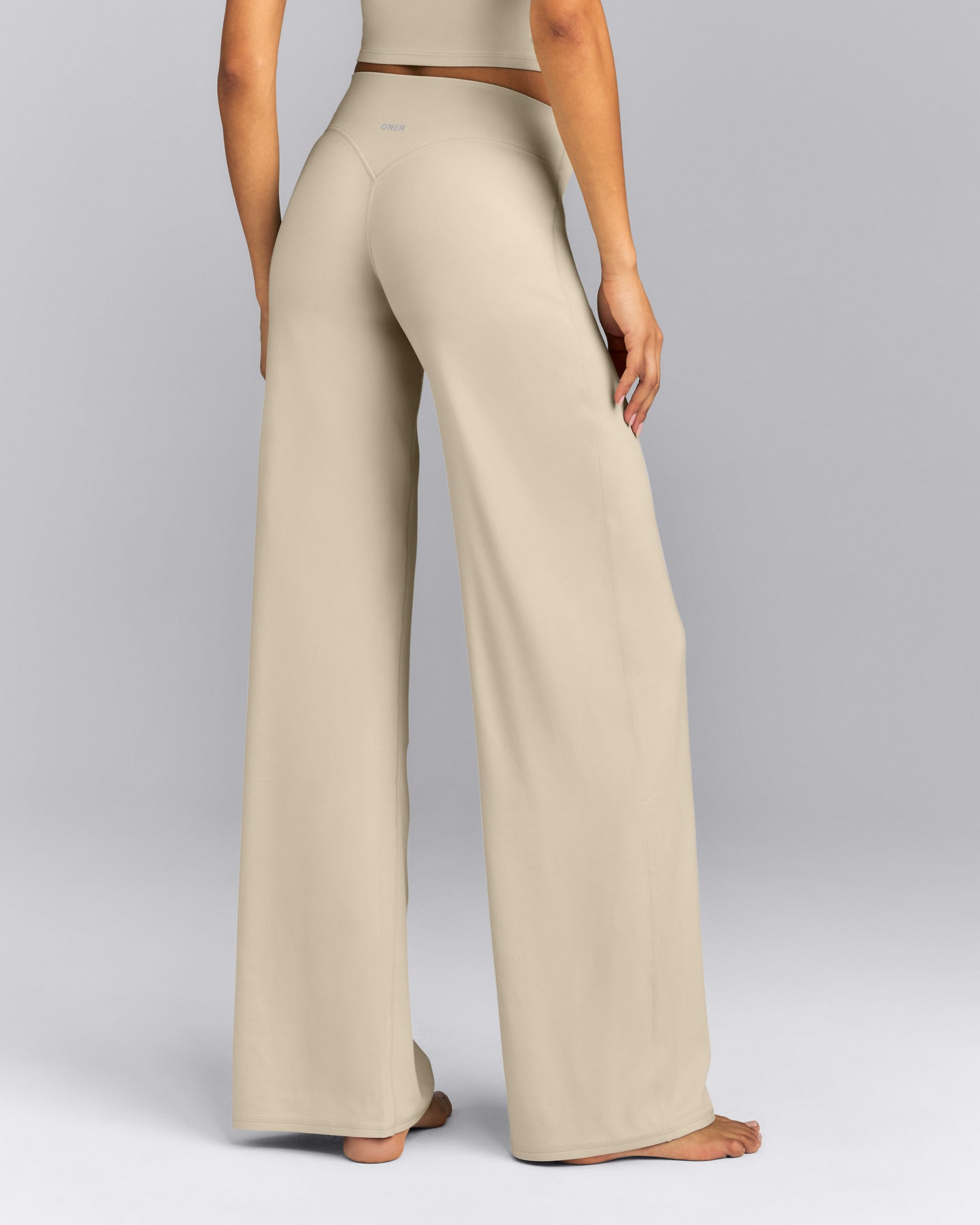 SoftMotion™ Wrap Straight Leg Leggings | Oatmeal