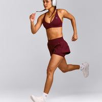 UnifiedMove™ Double Layer Shorts 5" with Reflective Logo | Rosewood