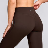 UnifiedMove™ Wrap Flared Bottoms with Reflective Logo | 70% Cocoa