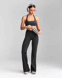 UnifiedMove™ Wrap Flared Bottoms with Reflective Logo | Coal