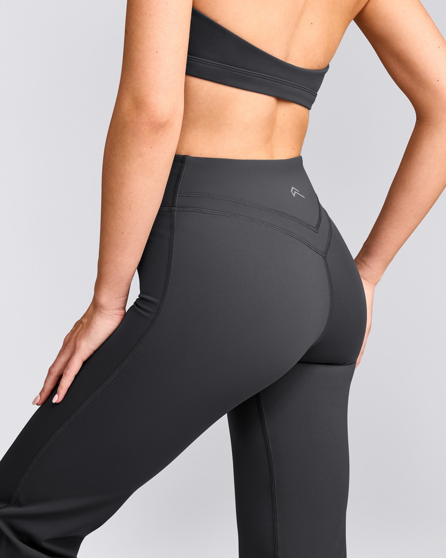 UnifiedMove™ Wrap Flared Bottoms with Reflective Logo | Coal