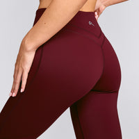 UnifiedMove™ Wrap Flared Bottoms with Reflective Logo | Rosewood
