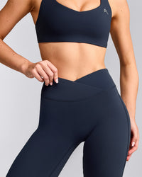 UnifiedMove™ Wrap Flared Bottoms with Reflective Logo | True Blue