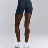 UnifiedMove™ High Waist Shorts 6" | True Blue