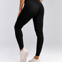 UnifiedMove™ High Waisted Leggings with Reflective Logo | Black