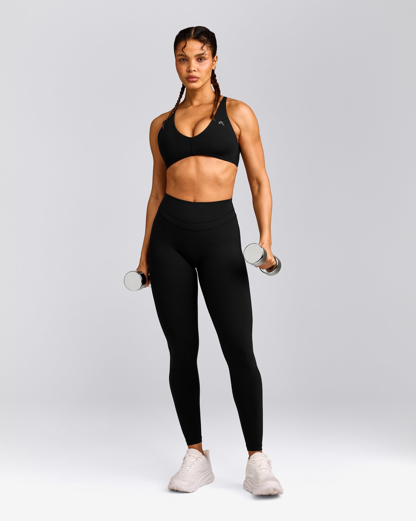 UnifiedMove™ High Waisted Leggings with Reflective Logo | Black