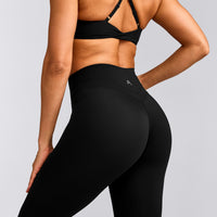 UnifiedMove™ High Waisted Leggings with Reflective Logo | Black