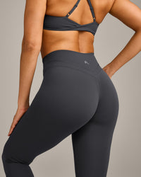 UnifiedMove™ High Waisted Leggings with Reflective Logo | Coal
