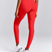 UnifiedMove™ High Waist Leggings New Branding | Muscle Mommy Red