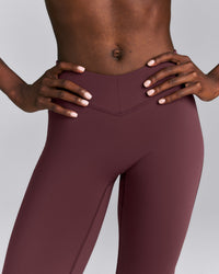 UnifiedMove™ V Front Mid Rise Flared Pants | Velvet Mocha