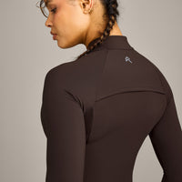 UnifiedMove Pocket Jacket with Reflective Logo | 70% Cocoa