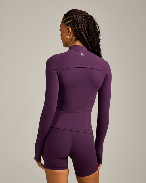 UnifiedMove™ Pocket Jacket with Reflective Logo | Blackberry Purple